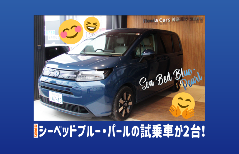 【鎌倉西店】シーベッドブルー・パールの試乗車が2台！乗り比べ体験を♪